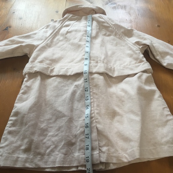 Zara Pink Blush Linen Blend Coat - Picture 10 of 11